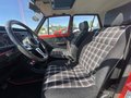 View of front seats