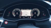 View of instrument panel