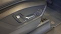 View of control buttons for electric seat adjustment
