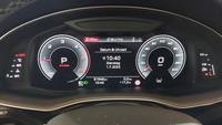 View of instrument panel