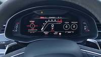 View of instrument panel