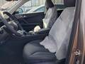 View of front seats