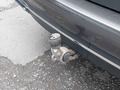 View of trailer tow-bar hitch