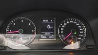 View of instrument panel