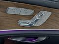 View of control buttons for electric seat adjustment