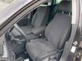 View of front seats