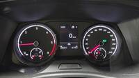 View of instrument panel