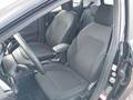 View of front seats
