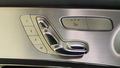 View of control buttons for electric seat adjustment