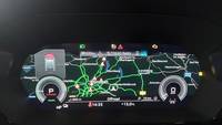 View of instrument panel