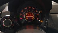 View of instrument panel