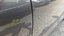 Traces of impact on door edge front right