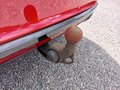 View of trailer tow-bar hitch