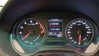 View of instrument panel