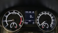 View of instrument panel
