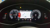 View of instrument panel