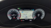 View of instrument panel