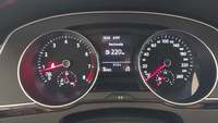 View of instrument panel