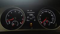 View of instrument panel