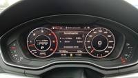 View of instrument panel