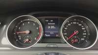 View of instrument panel