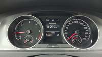 View of instrument panel