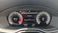 View of instrument panel