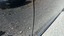 Traces of impact on door edge front right