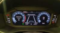 View of instrument panel