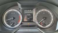 View of instrument panel