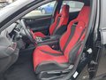 View of front seats