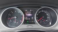 View of instrument panel