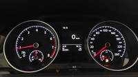 View of instrument panel