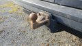 View of trailer tow-bar hitch