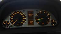View of instrument panel