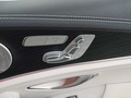 View of control buttons for electric seat adjustment