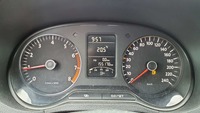 View of instrument panel
