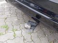 View of trailer tow-bar hitch