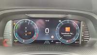 View of instrument panel