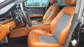 View of front seats
