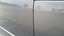 Traces of impact on door edge back left