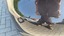 Rear left bumper