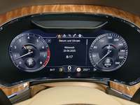 View of instrument panel