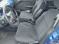 View of front seats