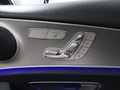 View of control buttons for electric seat adjustment