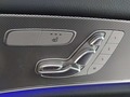 View of control buttons for electric seat adjustment