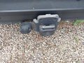 View of trailer tow-bar hitch