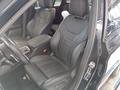 View of front seats