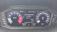 View of instrument panel