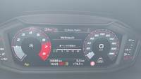 View of instrument panel